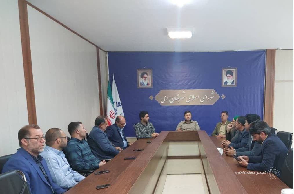 دیدار شهردار حسن آبادبا رئیس شورای اسلامی شهرستان ری