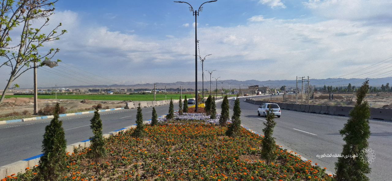 پایان پروژه بهسازی وساماندهی حدفاصل میدان شهدای فشافویه تاپلیس راه حسن آباد
